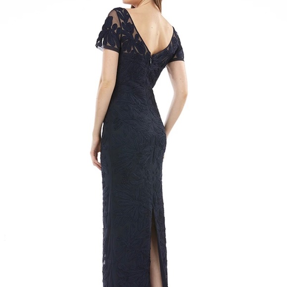 J.S. Collections Long Soutache Dress - Picture 3 of 6